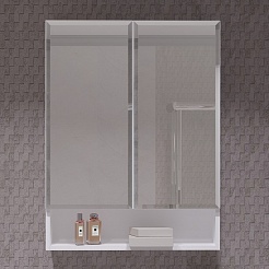 Opadiris Мебель для ванной Фреш 120 L под стиральную машину подвесная белая – фотография-13